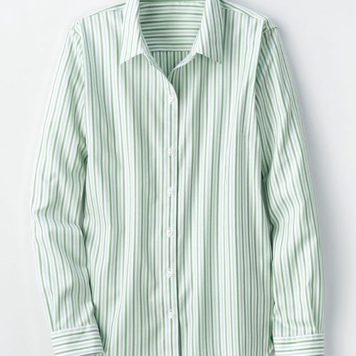 candy stripe no iron long sleeve shirt pale shale multi 3 89794