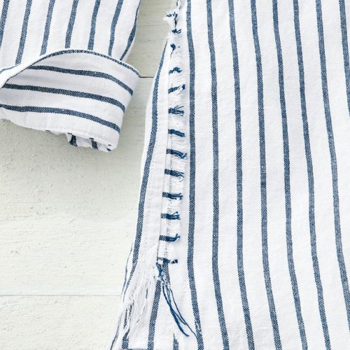 forever frayed striped shirt white blue 2 28855 17259