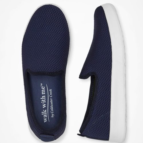 pace knit sneakers by walk with me navy 15 08760