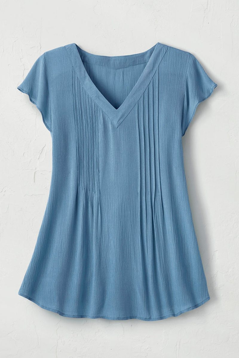 solstice blouse creek blue 8 50734