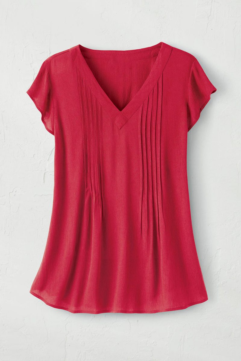 solstice blouse fresh red 6 99944