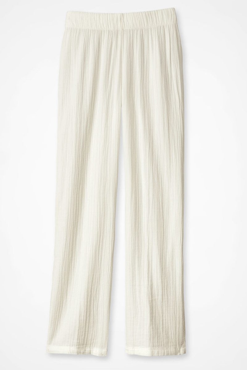 summer breeze gauze pants ivory 14 17735