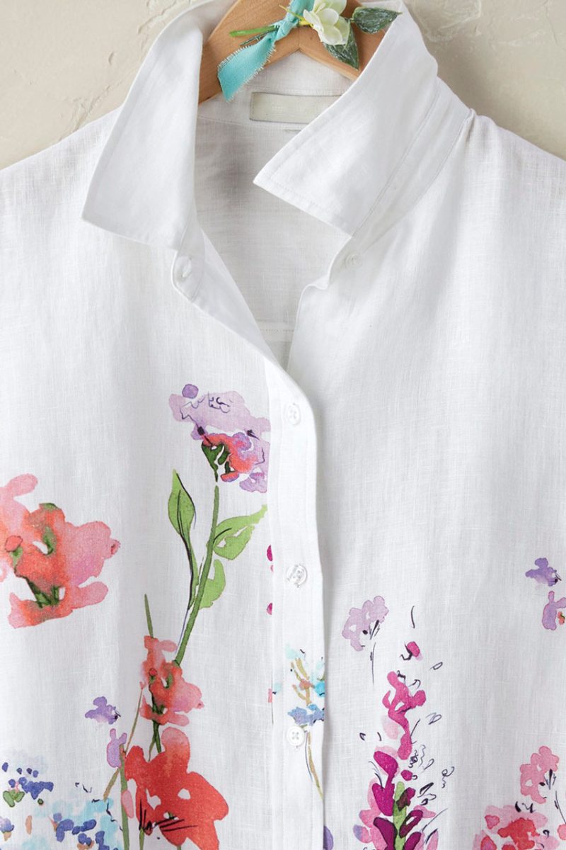 watercolor linen big shirt white multi 1 48912